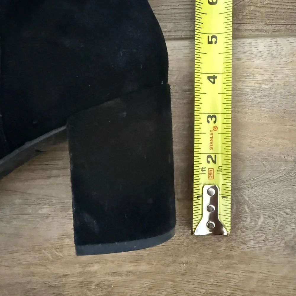 Franco Sarto Black Over-the-Knee Boots, Size 9